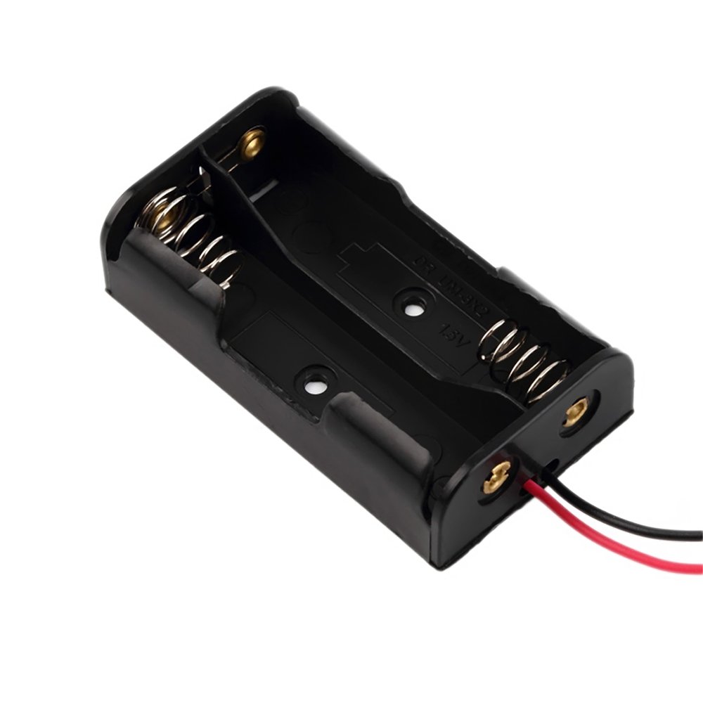 Picture of 3.7V 18650 Double Lithium Battery Storage Case Box Holder 1PCS Black