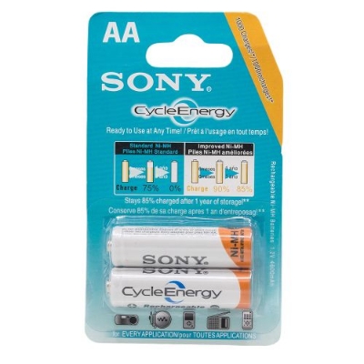 Picture of Doublepow DP-B02- 4 Slot Rechargeable AA- AAA Battery Charger with AA Size 2Piece and AAA Size 2Piece Sony Rechargeable Battery Multicolor