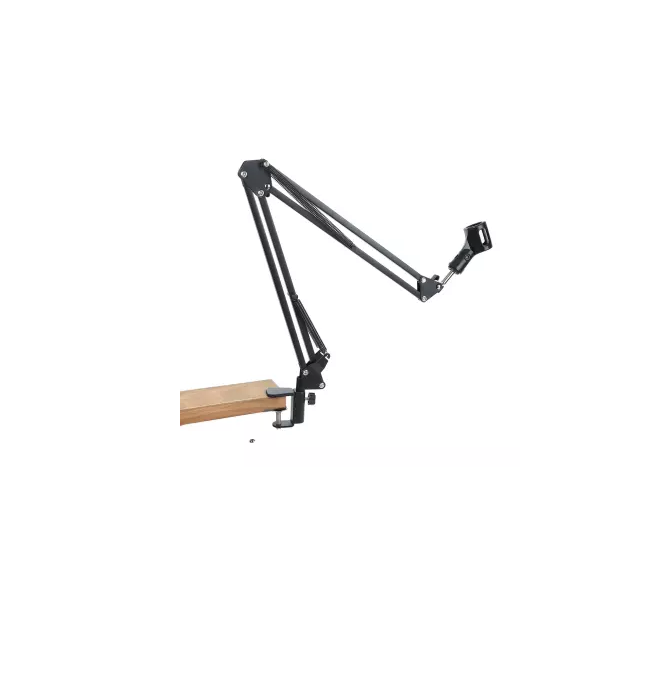 Picture of Professional Adjustable Flexible Metal Microphone Arm Stand Black