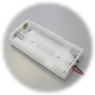 Picture of Battery Storage Case Box Holder 2 X AA Black
