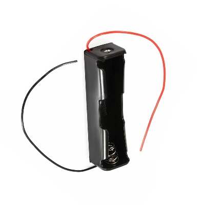 Picture of 3.7V / 4.2V 18650 One Lithium Battery Storage Case Box Holder 1Pcs Black