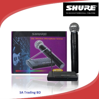 Picture of Shure SH-200 Wireless Microphone Receiver System Black