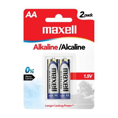 Picture of Maxl Alkaline  LR-06  1.5V AA Battery 2Piece Multicolor