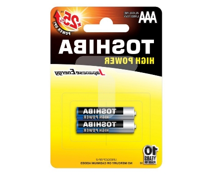 Picture of Toshiba Alkaline Aaa Batteries Lr03 1.5V 2Pcs - Battery Multicolor