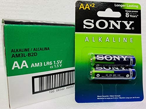 Picture of SONY Alkaline AA Batteries LR6 1.5V 2pcs Multicolor