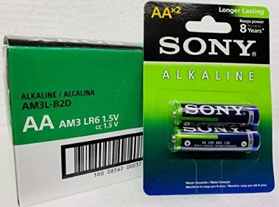 Picture of SONY Alkaline AA Batteries LR6 1.5V 2pcs Multicolor