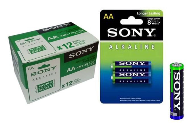 Picture of SONY Alkaline AA Batteries LR6 1.5V 4pcs - Battery Multicolor