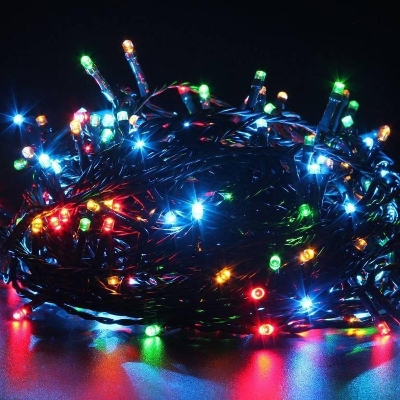 Picture of Multi Color LED Rice Fairy Light (12ft Long) Multicolor