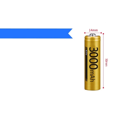 Picture of 2 Pcs Doublepow AA Ni-Mh Rechargeable 1.2V 3000mAh batteries Multicolor