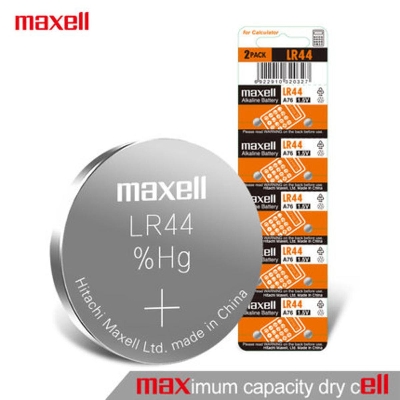 Picture of 10 pcs Maxl LR44 / A76 / AG13 / SR44 1.5V Alkaline Button Coin Cell Batteries Battery - Silver