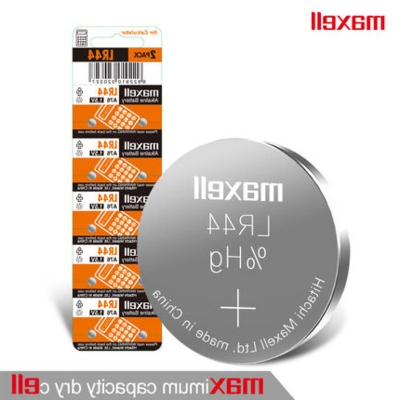 Picture of 10 pcs Maxl LR44 / A76 / AG13 / SR44 1.5V Alkaline Button Coin Cell Batteries Battery - Silver