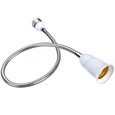 Picture of E27 LED Light Bulb Lamp Holder Flexible Extension Adapter Converter Screw Socket 40CM
