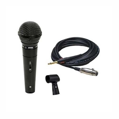 Picture of Ahuja Microphone AUD 101XLR Wired Microphone - Black