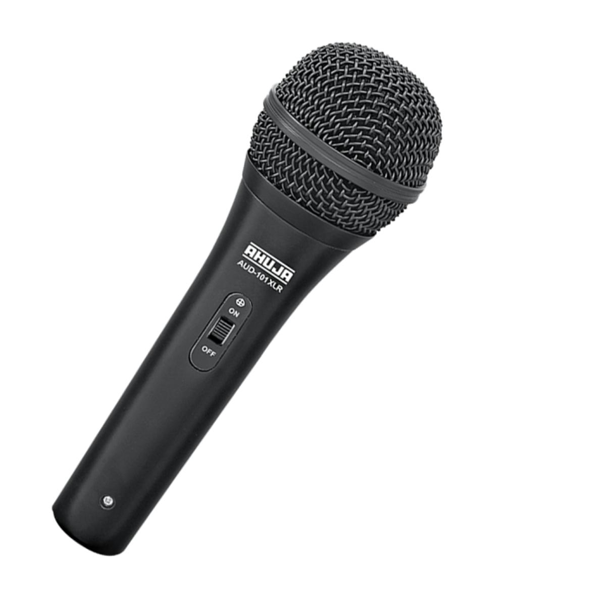 Picture of Ahuja Microphone AUD 101XLR Wired Microphone - Black