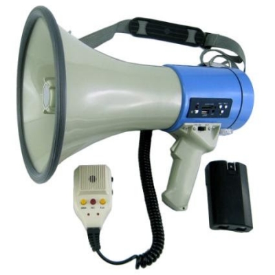 Picture of Megaphone Show ER-66 Hand Mike 25W with Built-in Siren Multicolor