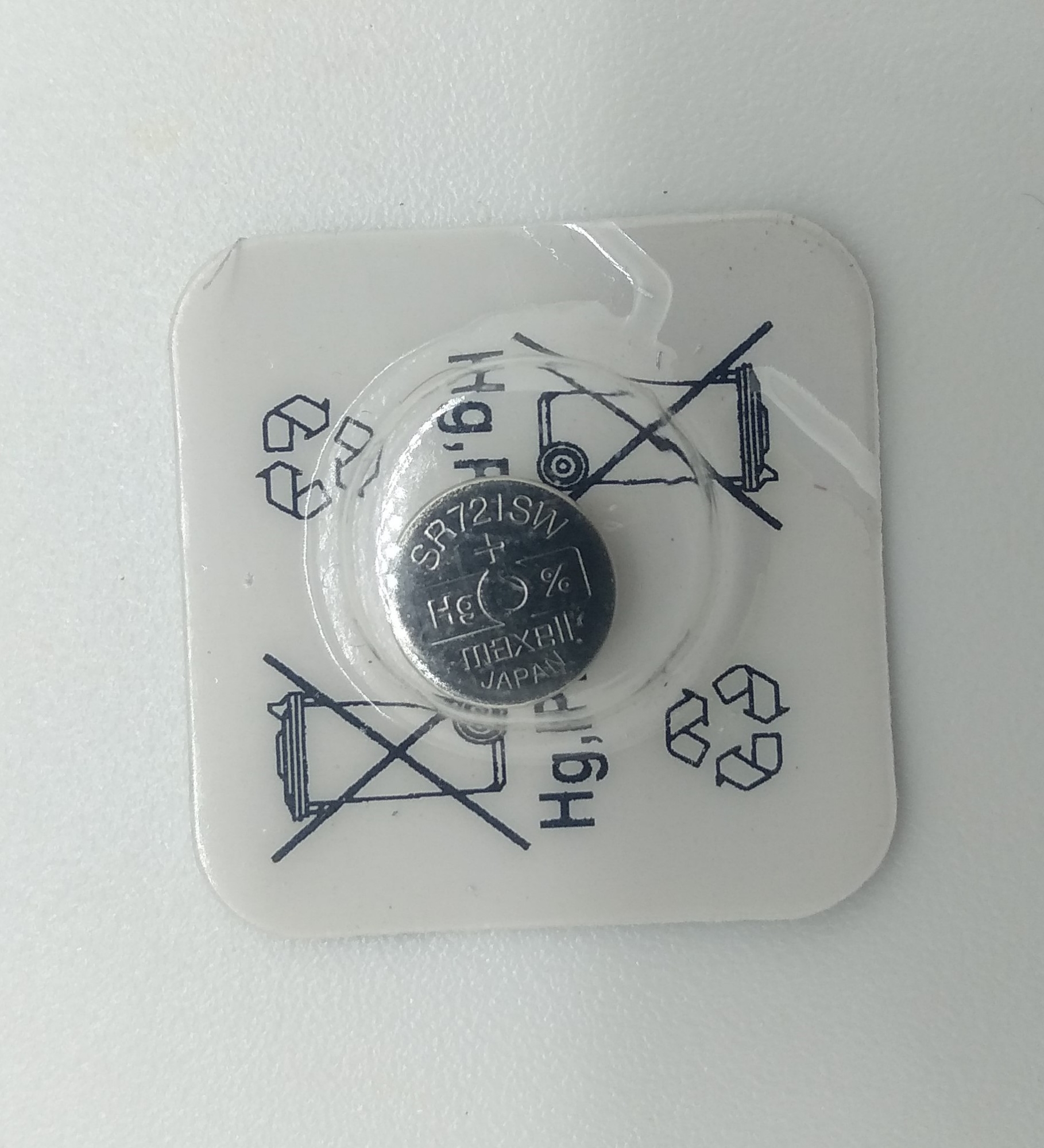 Picture of Maxl SR721SW / 362 1.55V Silver Oxide Button Cell Watch Battery 1Piece Silver