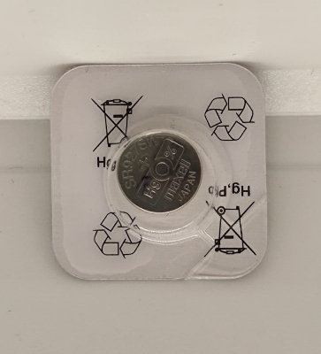 Picture of Maxl SR927SW / 395 1.55V Silver Oxide Button Cell Watch Battery 1Piece - Battery Silver