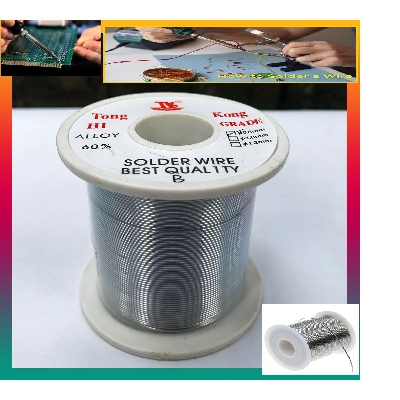 Picture of Tong Kong Hi Grade Big Size Solder Lead Spool 60% Alloy 600G Silver