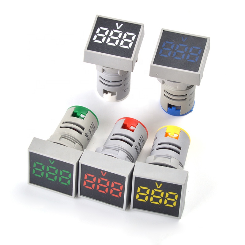 Picture of Ac60-500V Ac Voltage Meter Led Digital Display 1 Pcs Squre - Multimeter Multicolor