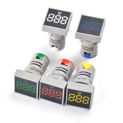 Picture of Ac60-500V Ac Voltage Meter Led Digital Display 1 Pcs Squre - Multimeter Multicolor