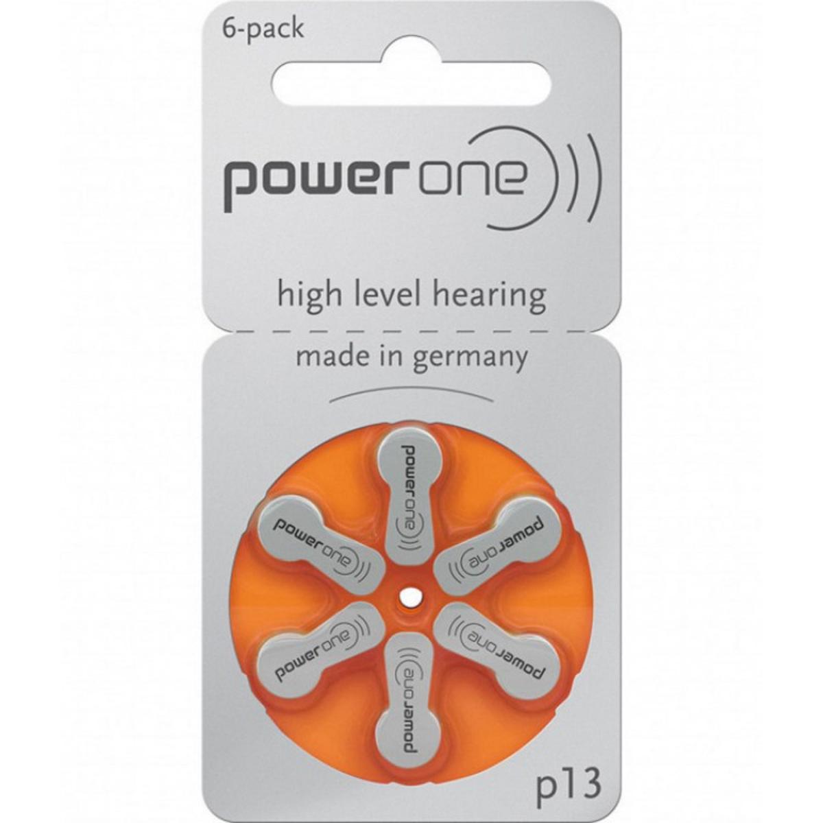 Picture of Signia/PowerOne ACCU Plus P13 Hearing Aid Battery, 6 Batteries Each Pack Multicolor