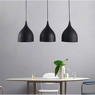 Picture of 3 Carsten Fruit Shaped Unique and Decorative Fancy Hanging Light Pendant Light for Ceiling (Bulb not Included) Black