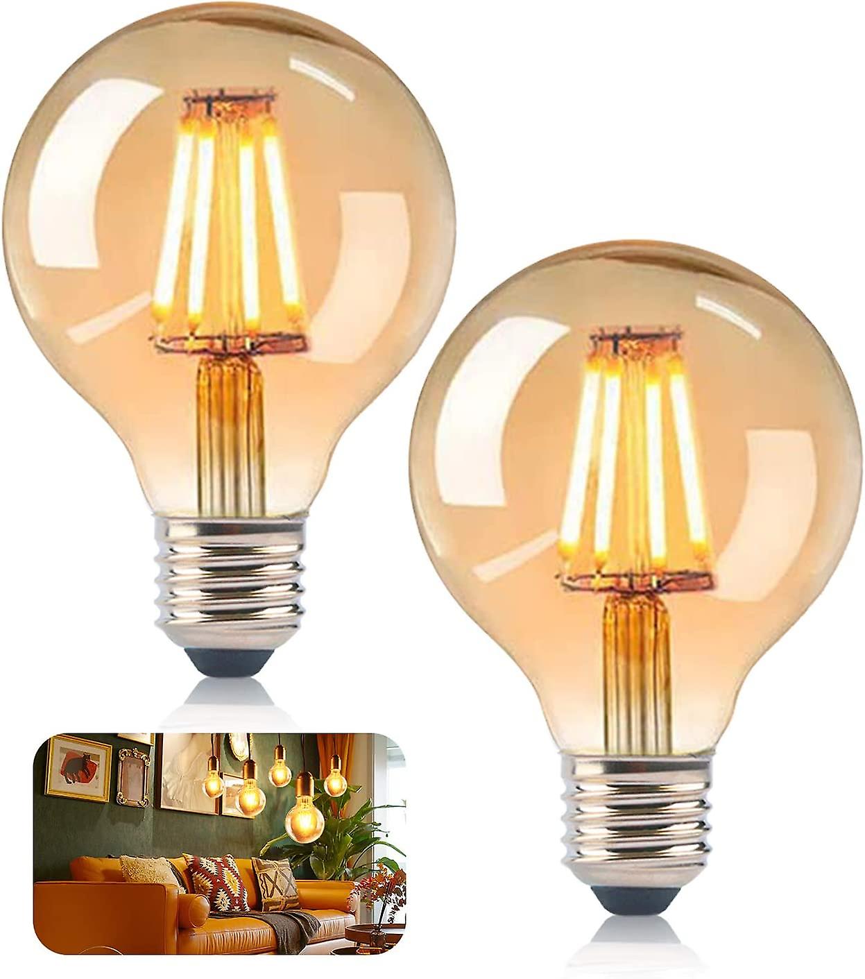 Picture of G80 E27 Edison LED Bulb Vintage Rustic Style 4W Filament Bulb Decor Lamp 1Pcs 4 Watt