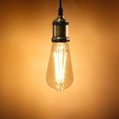 Picture of ST-64 E27 Edison LED Bulb Vintage Rustic Style Filament Bulb Decor Lamp 1Pcs 4 Watt