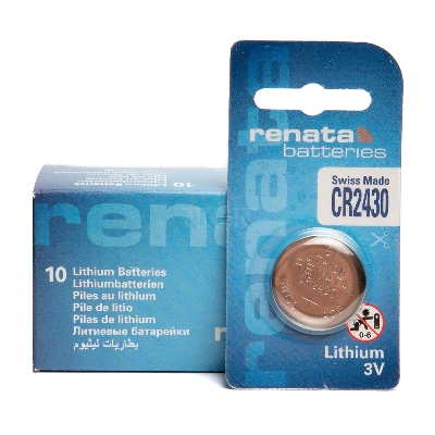 Picture of Renata CR2430 3V Lithium battery 1PCS Silver