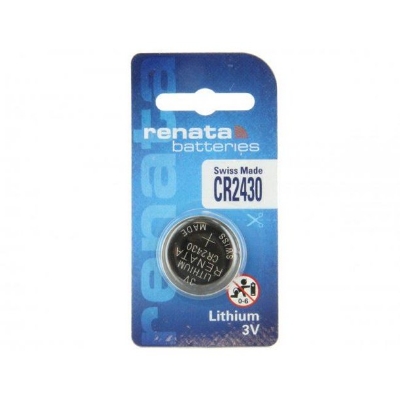 Picture of Renata CR2430 3V Lithium battery 1PCS Silver