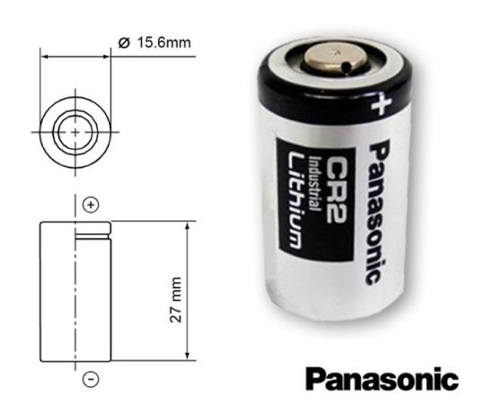 Picture of Industrial CR2 Lithium 3V Battery 1Pcs Multicolor