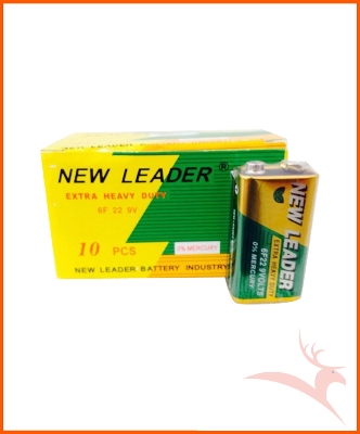 Picture of New Leader 6F22 9V Extra Heavy Duty Battery 10pcs Multicolor