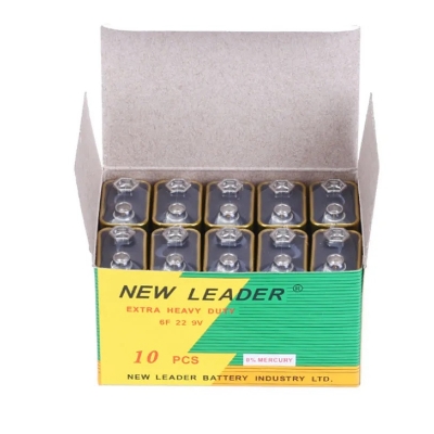 Picture of New Leader 6F22 9V Extra Heavy Duty Battery 10pcs Multicolor