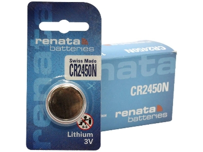 Picture of Renata CR2450N Lithium battery 3V 1Pcs Silver