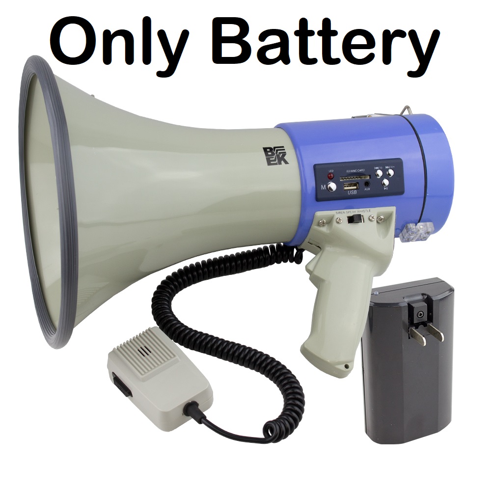Picture of Rechargeable Battery For Megaphone ER66 1Pcs Black