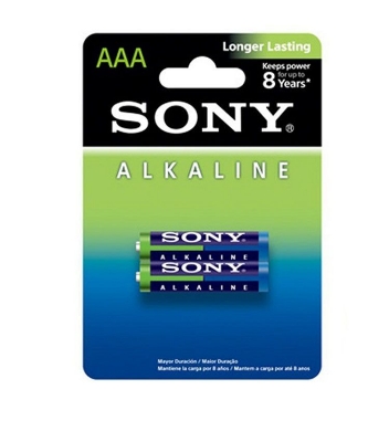 Picture of 2PCS Sony Alkaline 1.5V AAA Battery Multicolor