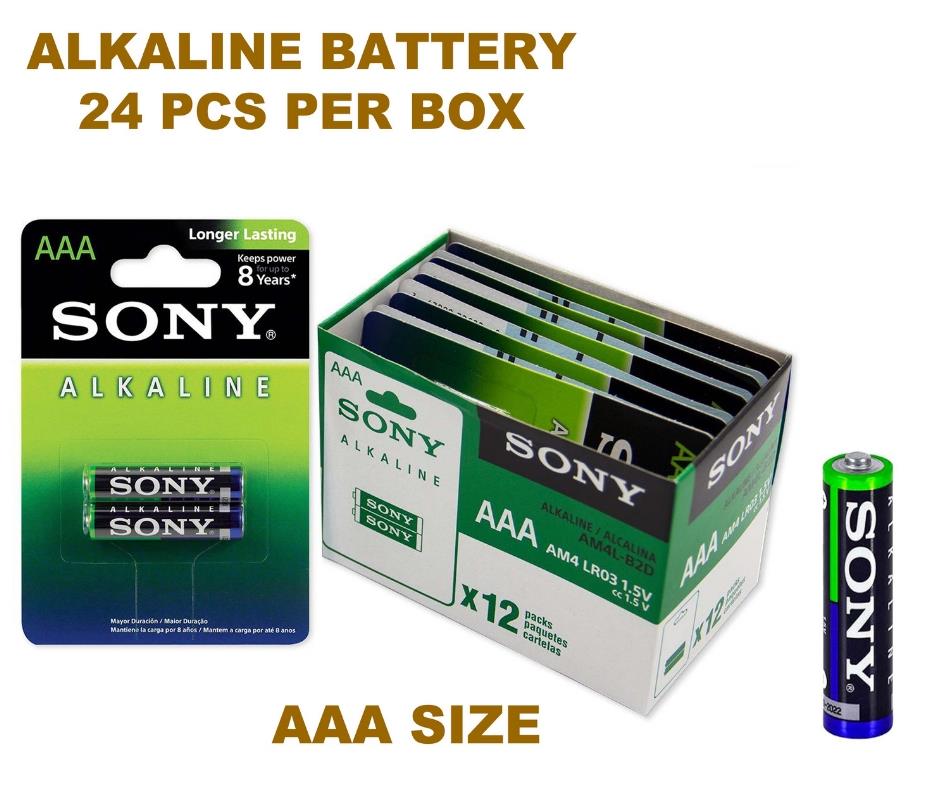Picture of 2PCS Sony Alkaline 1.5V AAA Battery Multicolor