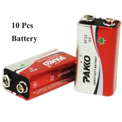 Picture of Pakko 6F22 9V Heavy Duty Battery 10pcs Multicolor