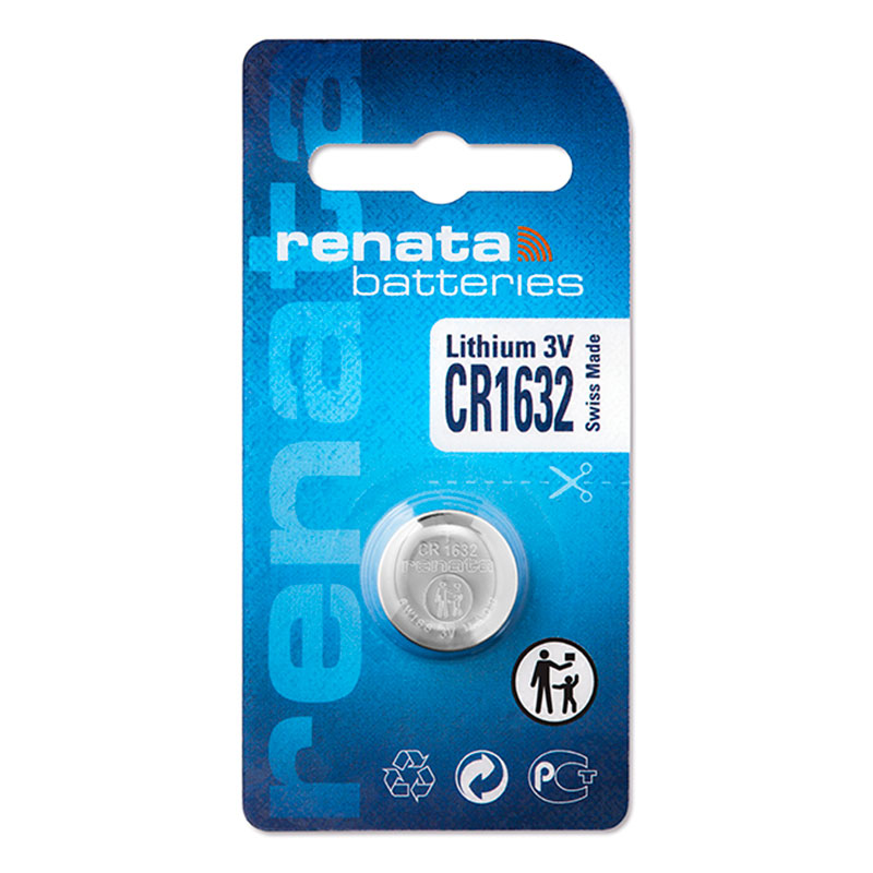 Picture of Renata CR1632 3V Lithium High Quality Battery 3V Button Battery 1Pcs Silver