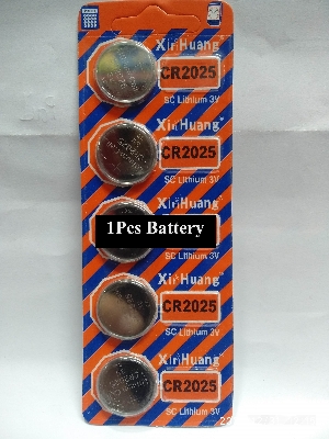 Picture of Top Power CR2025 3V Lithium Battery 3V Button Battery motherboard remote control Battery 1Pcs Silver