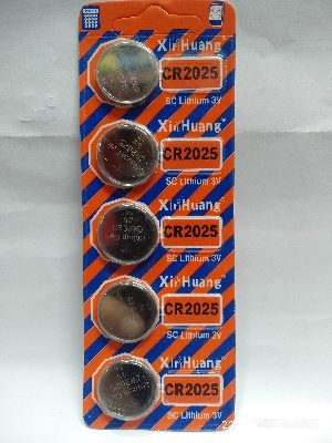 Picture of Top Power CR2025 3V Lithium Battery 3V Button Battery motherboard remote control Battery 5Pcs Silver