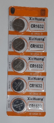 Picture of Xin Huang CR1632 3V Lithium Battery 3V Button Battery motherboard remote control Battery 5Pcs Silver