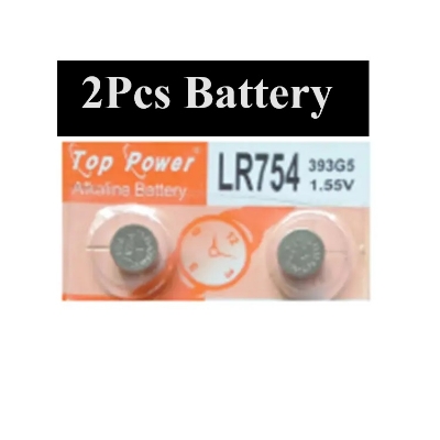 Picture of Top Power LR754/393G5 1.55V Alkaline Battery -2Pcs Silver