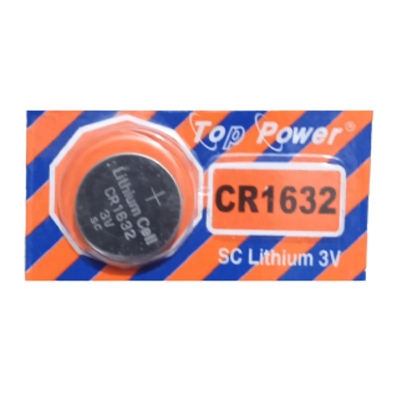 Picture of Top Power CR1632 3V Lithium Battery 3V Button Battery motherboard remote control Battery 1Pcs Silver