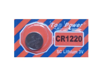 Picture of Top Power CR1220 3V Lithium Battery Button Cell Battery 1Pcs Silver
