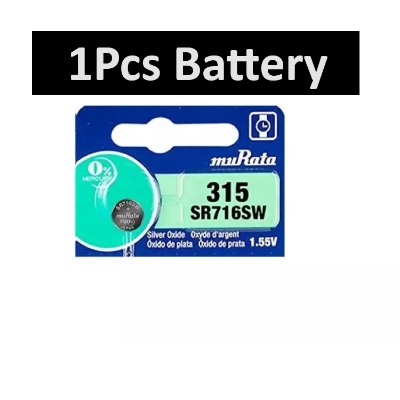 Picture of Murata SR716SW / 315 1.55V Silver Oxide Button Cell Watch Battery 1Pcs Silver