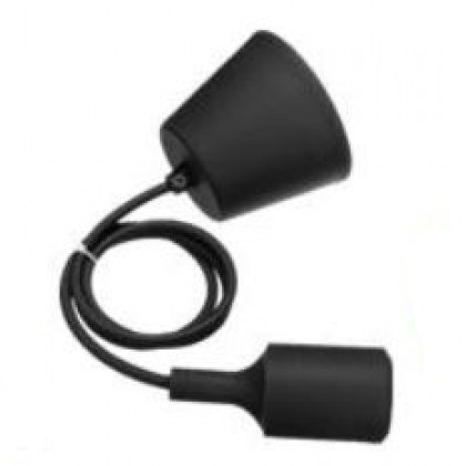 Picture of Mordern Hanging Holder With Filament Bulb G80 4 Watt For Decorations Restaurant, Home, Party Center 1 Pcs Black