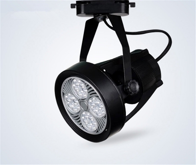 Picture of 45W LED Track Light Par30 Black Body Clothing Spotlights Backdrop Shop Windows Slide Rail Track Light Lamp 1Pcs 