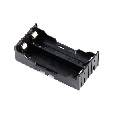 Picture of ABS 18650 Battery Holder Storage Box Case  2  Slot Batteries Container With Hard Pin 1pcs 2x Slot