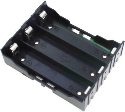Picture of ABS 18650 Battery Holder Storage Box Case  3  Slot Batteries Container With Hard Pin 1pcs 3x Slot